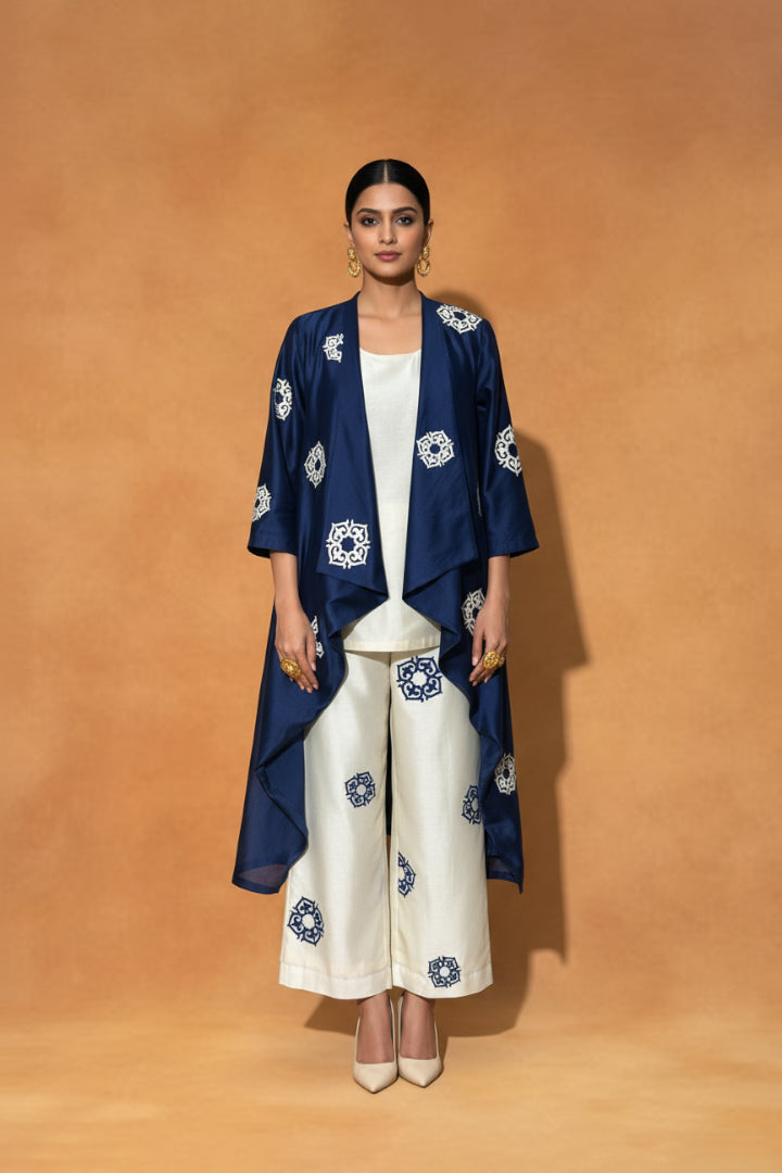 ORIGANI Blue - Ivory Celestial 3 Pcs Set