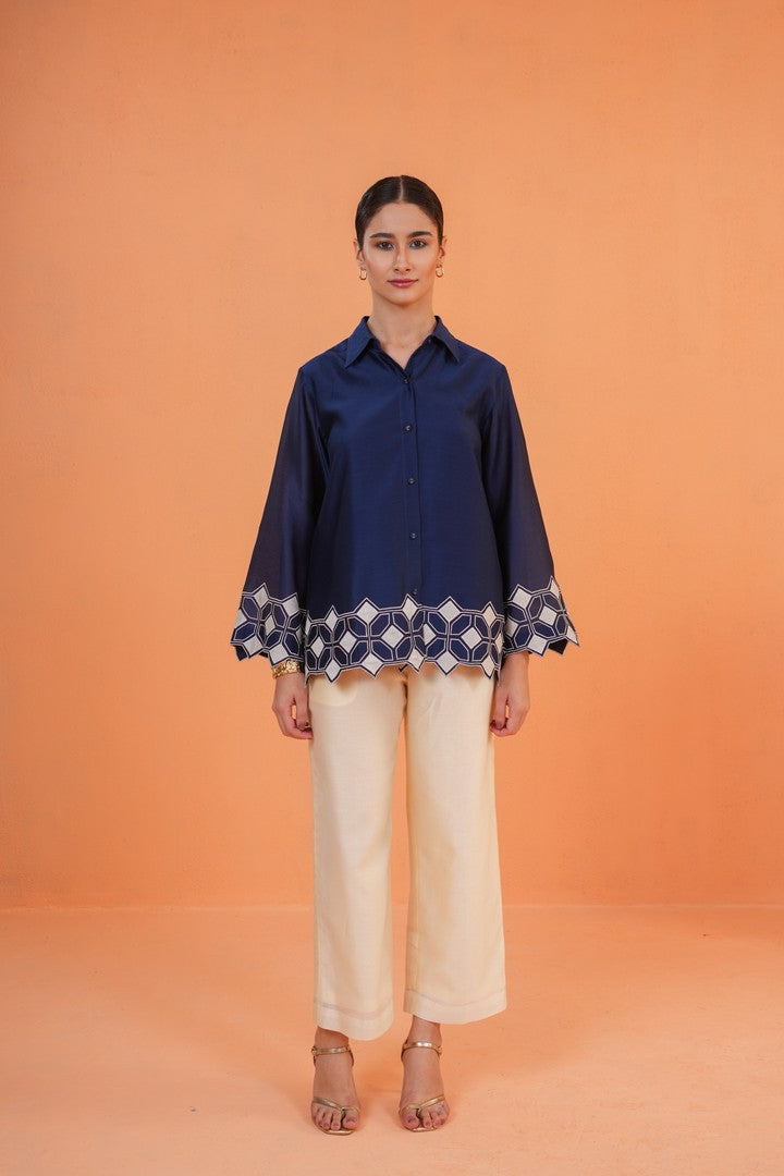 ORIGANI Blue Symphony Shirt