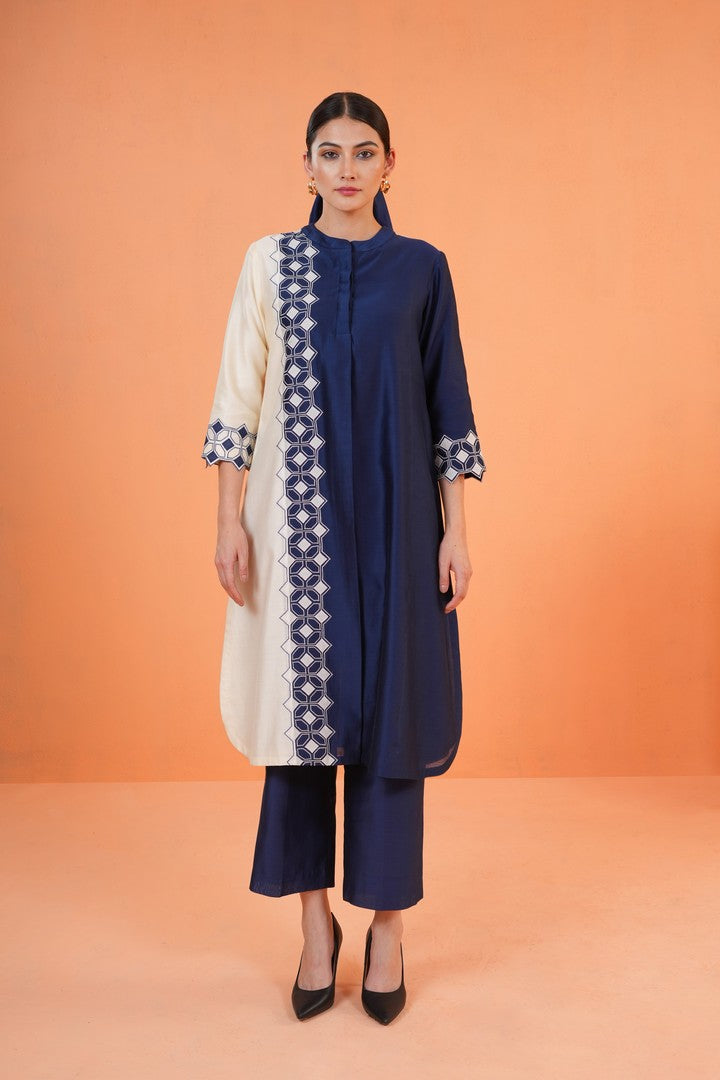 ORIGANI Blue Symphony Suit Set