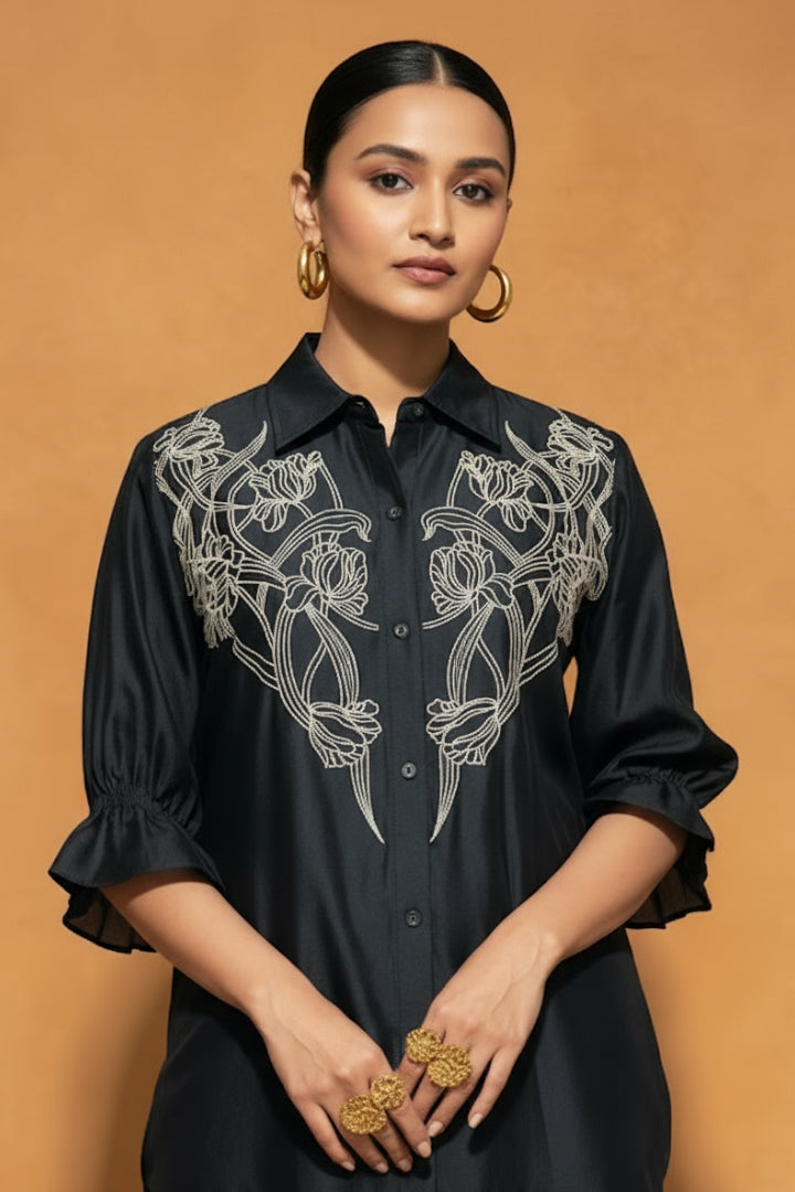 ORIGANI Black Oasis Shirt