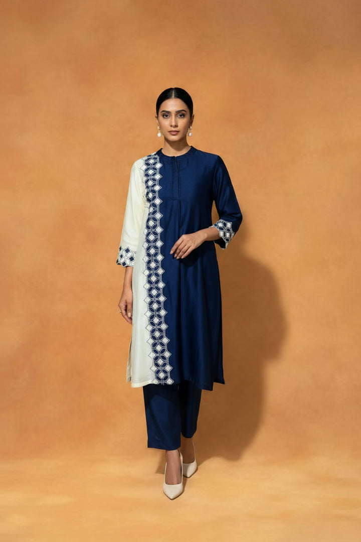 ORIGANI Blue Symphony Suit Set